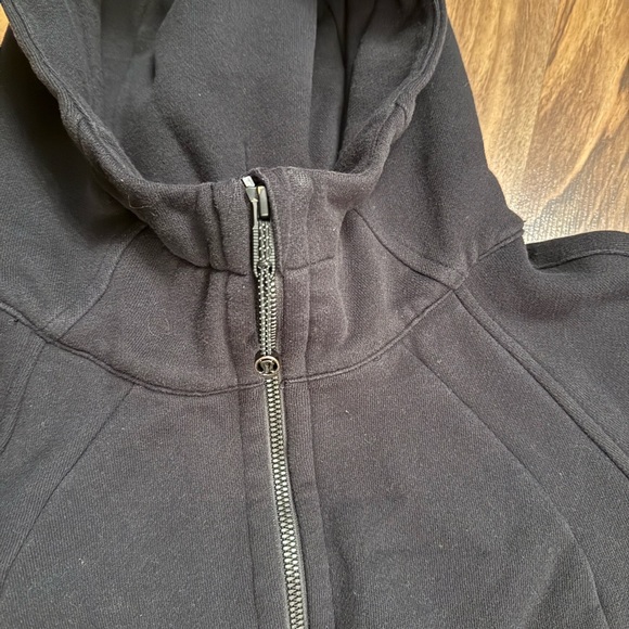 Lululemon Scuba Jacket Zip Up Black Size 14 - Picture 2 of 5